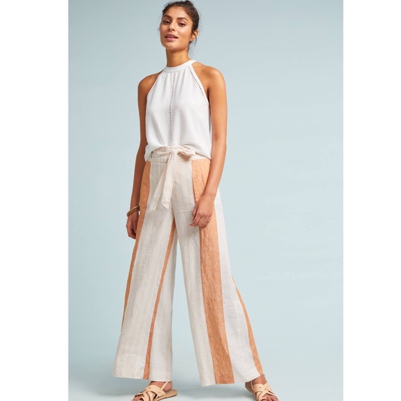 Anthropologie Cloth & Stone Cutout Halter Top - Picture 4 of 8